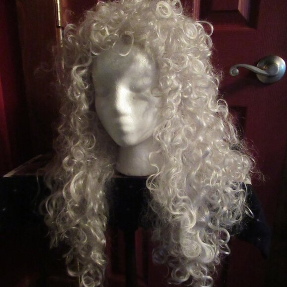 Men's Long Top Coat 4 Piece + Wig & Matching Dress 18th-19th Century Halloween - Picture 5 of 15